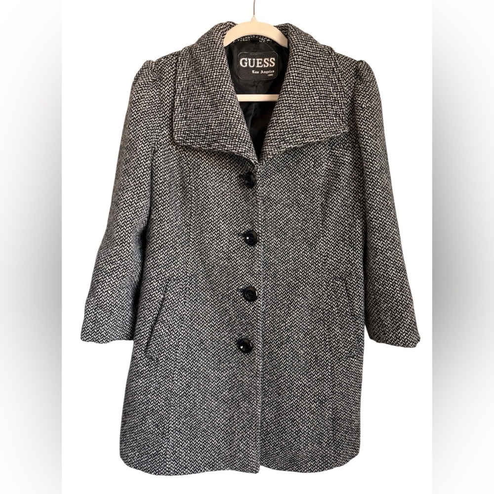 Guess Los Angeles Tweed Coat/Jacket